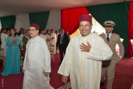 Image du Maroc Professionnelle de  Son Altesse Royale, le Prince Moulay Rachid préside à Tanger un déjeuner offert par le chef du gouvernement à l'occasion de la Fête du Trône, le 30 Juillet 2019 (Photo/ SPPR) via Jalilbounhar.com 